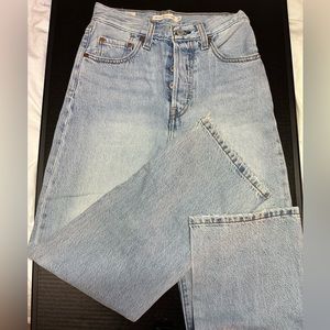 levis ribcage straight ankle jeans